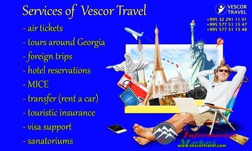 "VESCOR TRAVEL" - Gürcüstanın ən aparıcı turizm şirkətlərindən biri