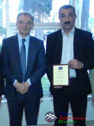 “ATV”-nin Gürcüstan müxbiri Nadir Almazoğlu diplomla təltif olunub